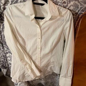 Zara Basic white blouse